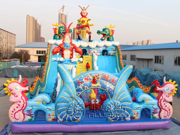 充氣滑梯城堡