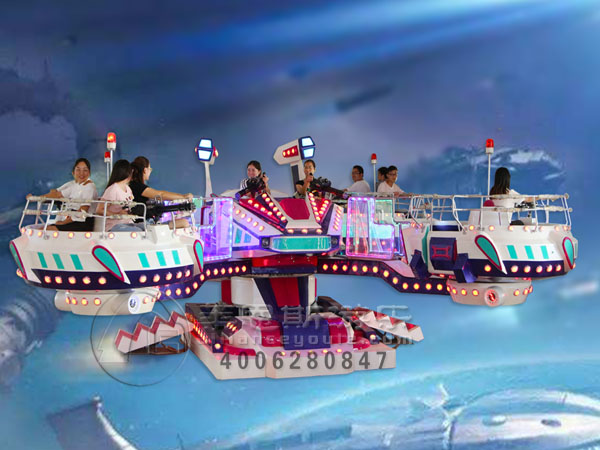 銀河戰(zhàn)艦旋轉(zhuǎn)升降射擊互動(dòng)游樂(lè)設(shè)備