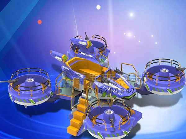 銀河戰(zhàn)艦旋轉(zhuǎn)升降射擊互動(dòng)游樂(lè)設(shè)備