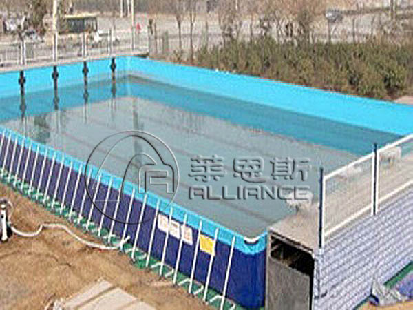 膠膜鋼架游泳池