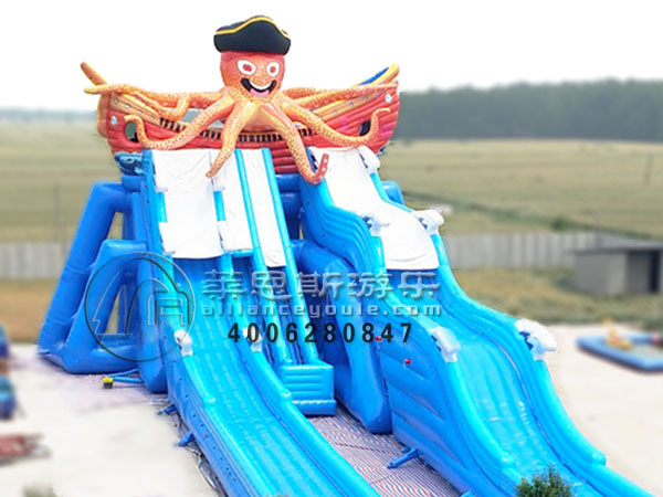 大型充氣水滑梯